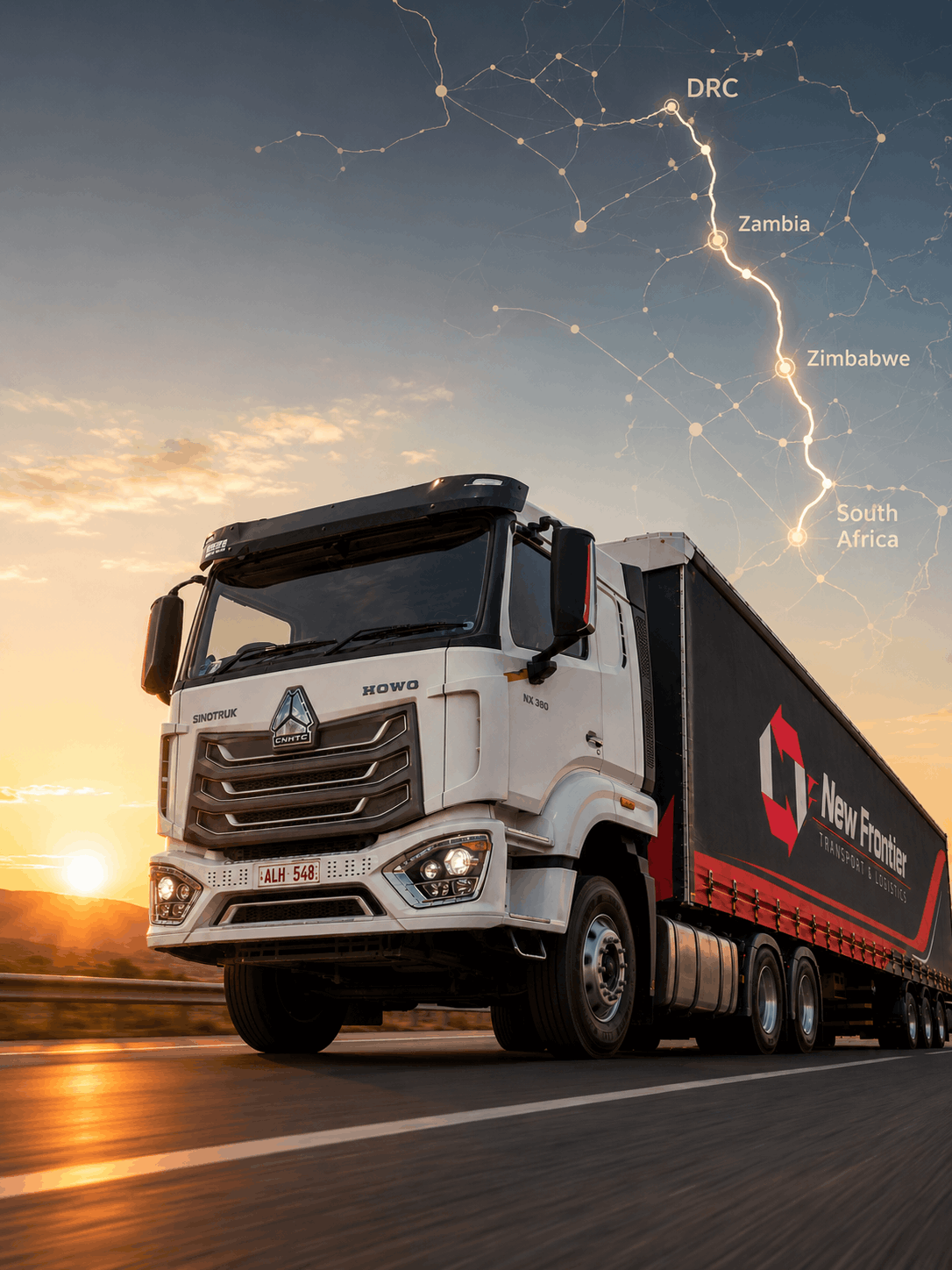 New Frontier freight truck